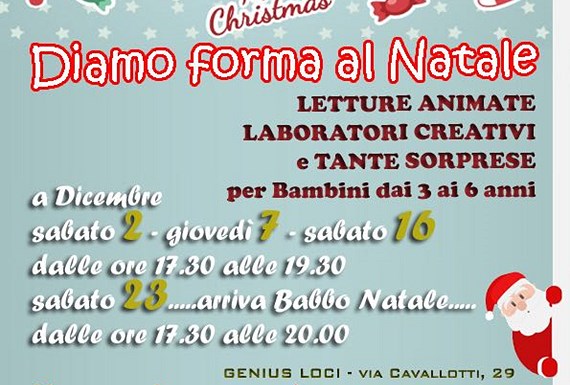 “Diamo forma al Natale”,